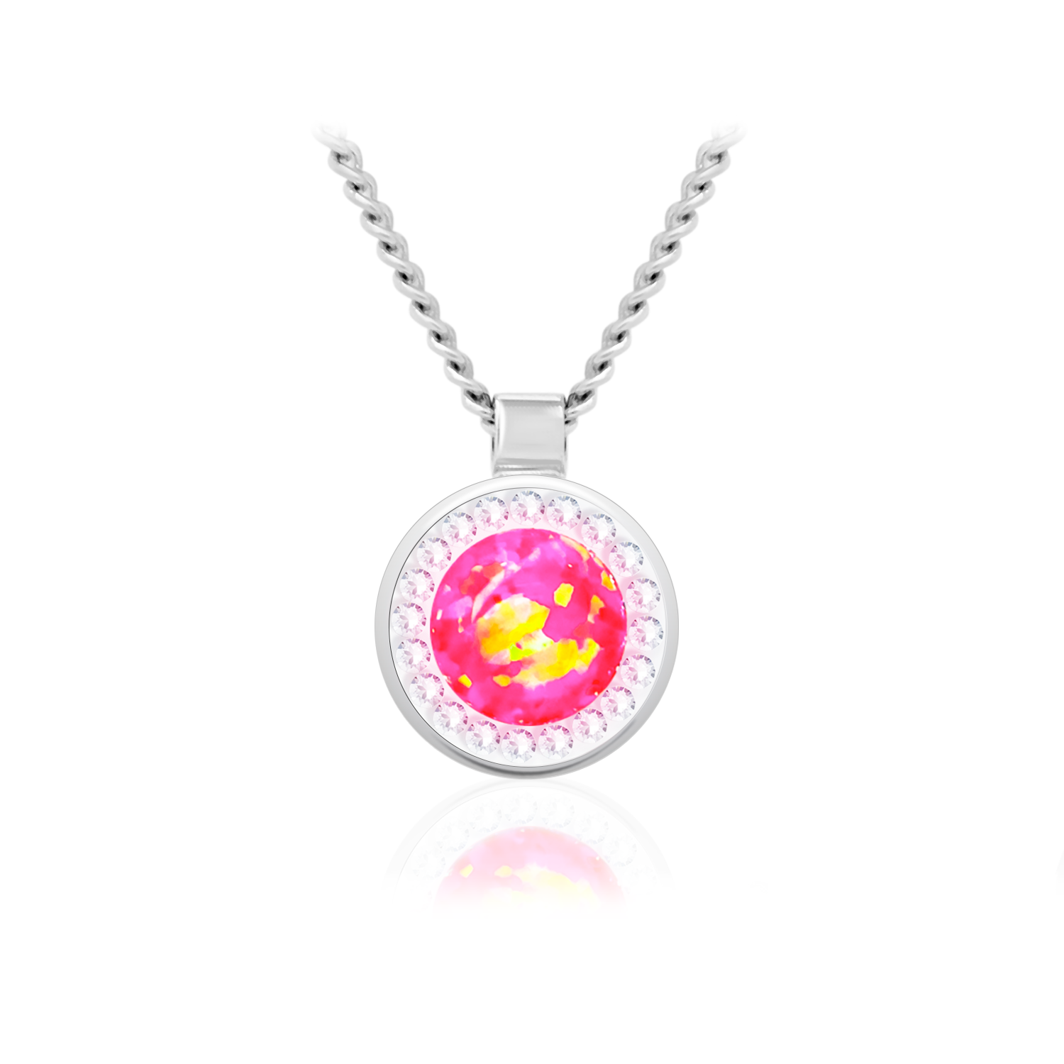 

Кулон с цепочкой KOBI KRASA co Swarovski модели 7430-6383-14-32
