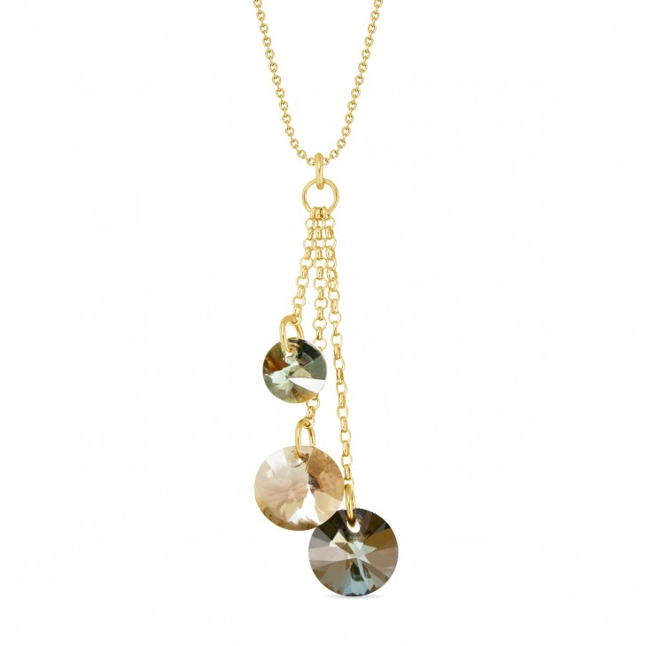 

Серебряный кулон c цепочкой SPARK Rugiada со Swarovski модели NGROLO64283GSBRS