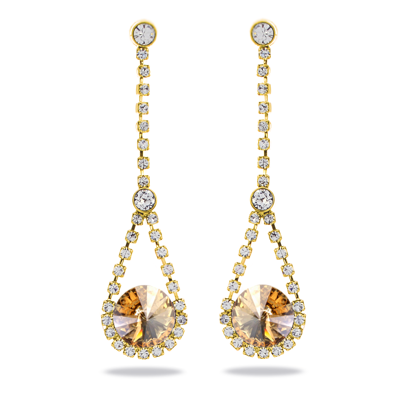 

Серьги KOBI LAFITA со Swarovski модели 7440-3074-05-35