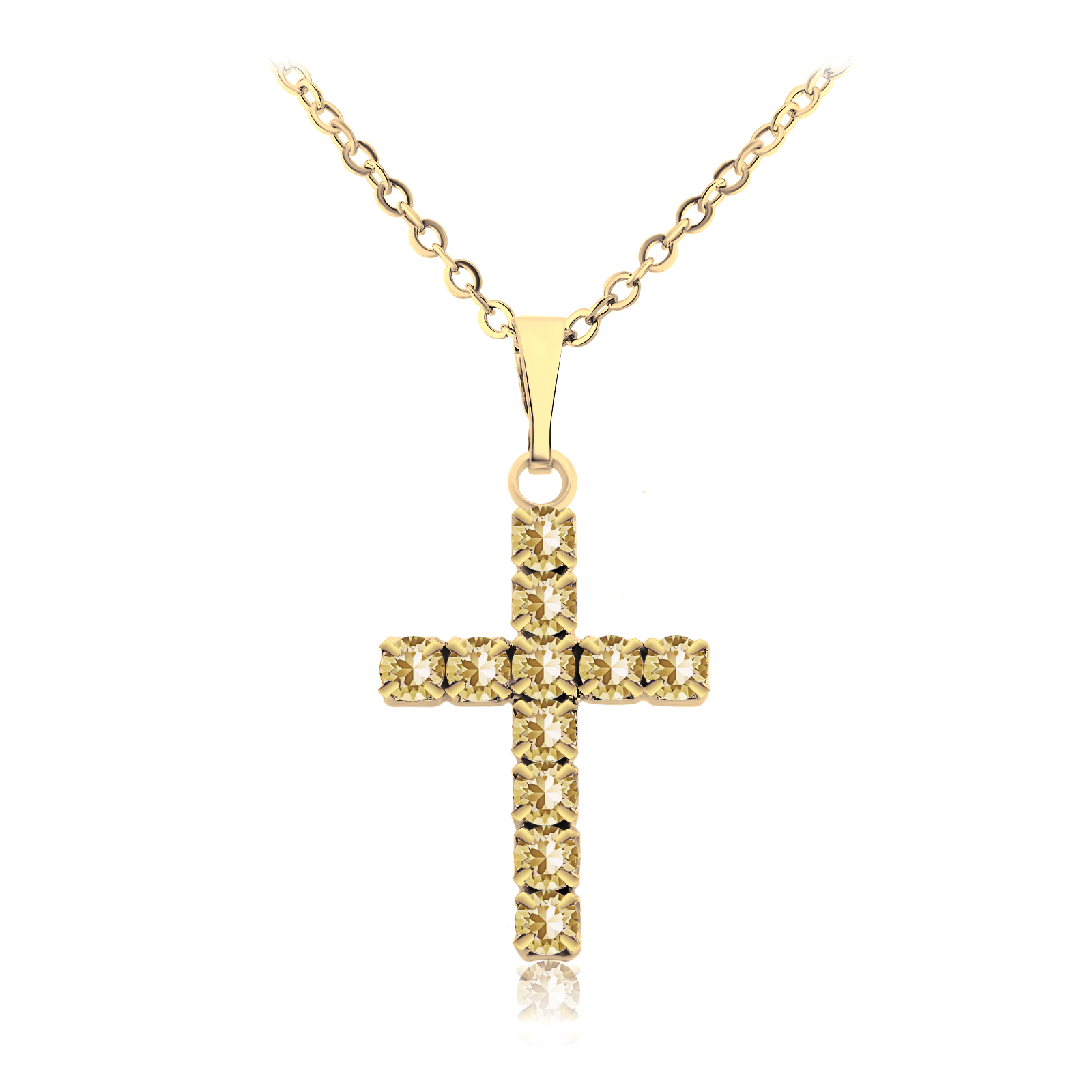 

Кулон-крестик KOBI Krizek 32 мм со Swarovski модели 7431-0131-05-35