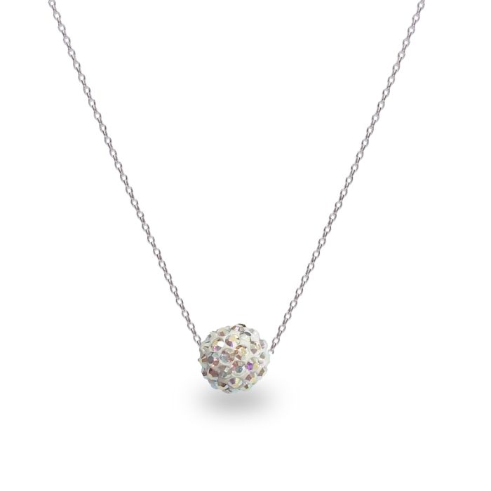 

Серебряный кулон c цепочкой SPARK Paveball со Swarovski модели NROLO8600110AB