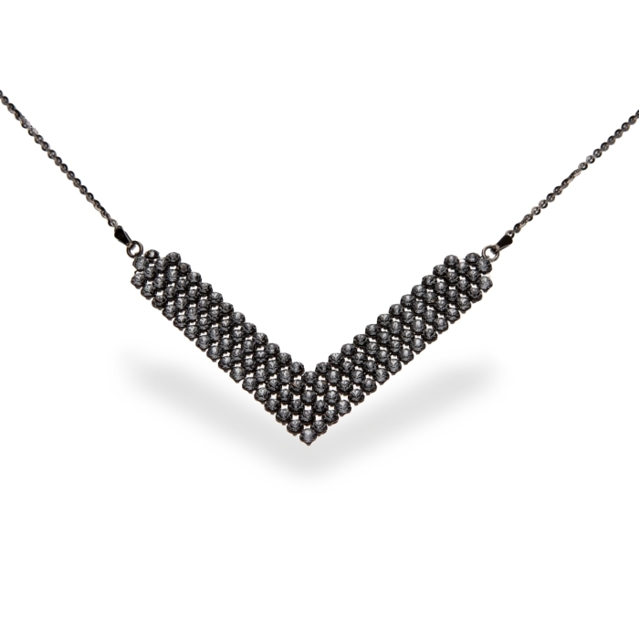 

Серебряный кулон c цепочкой SPARK Classy V-Shaped со Swarovski модели NMESHV4SN