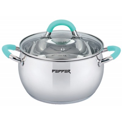 

Кастрюля Pepper Apple Mint 16x9,5 см 2,2 л PR-1108-16
