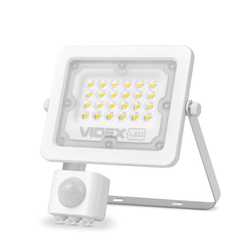 

Прожектор Videx LED 10W 5000K с датчиком движения