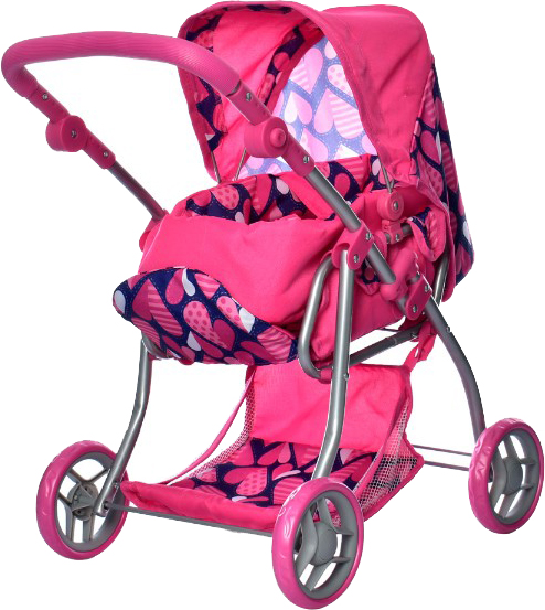 

Коляска для кукол Melogo 9672 pink/blue (Melogo 9672 pink/blue)