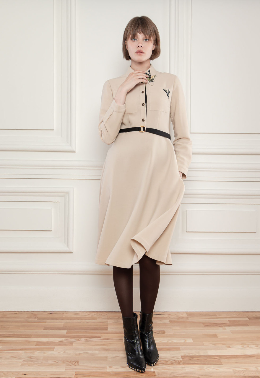 

Платье Dolcedonna Андреа  бежевое СК-21300, Платье Dolcedonna Андреа 46 бежевое СК-21300