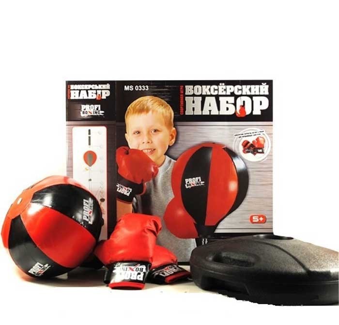 

Детский Боксерский набор Profi Boxing на стойке с напольной грушей (MS 0333)