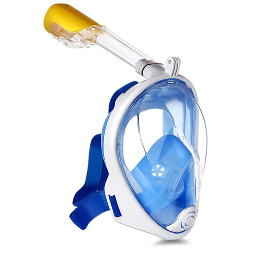 

Маска для подводного плавания снорклинга дайвинга Easybreath Tribord SM Синяя