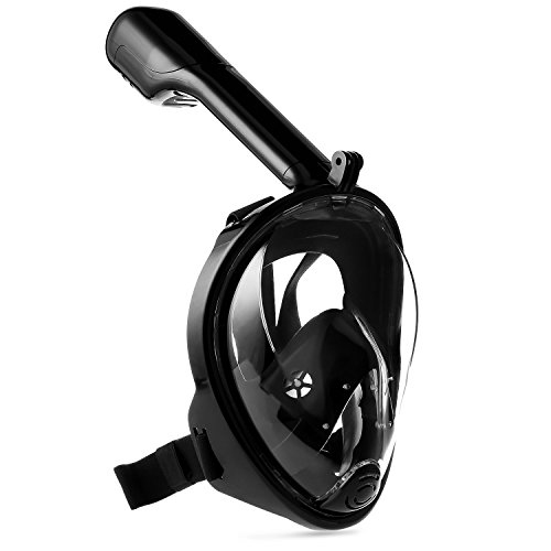 

Маска для подводного плавания снорклинга дайвинга Easybreath Tribord XL Черная