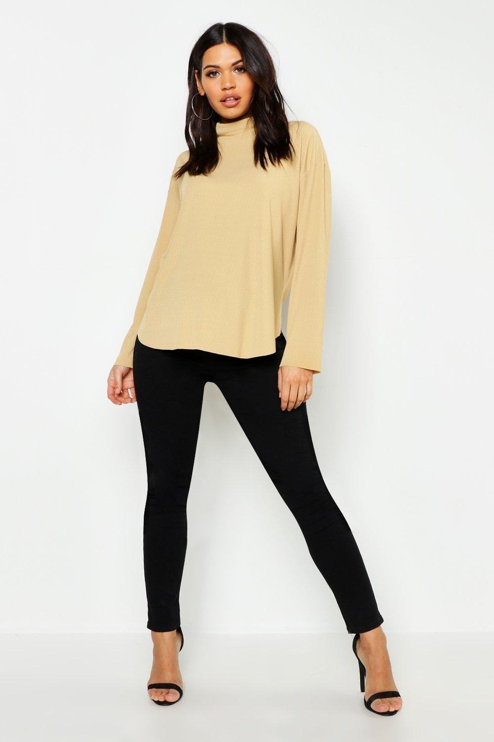 

Джинсы для беременных Boohoo 42 черный 5059383539934