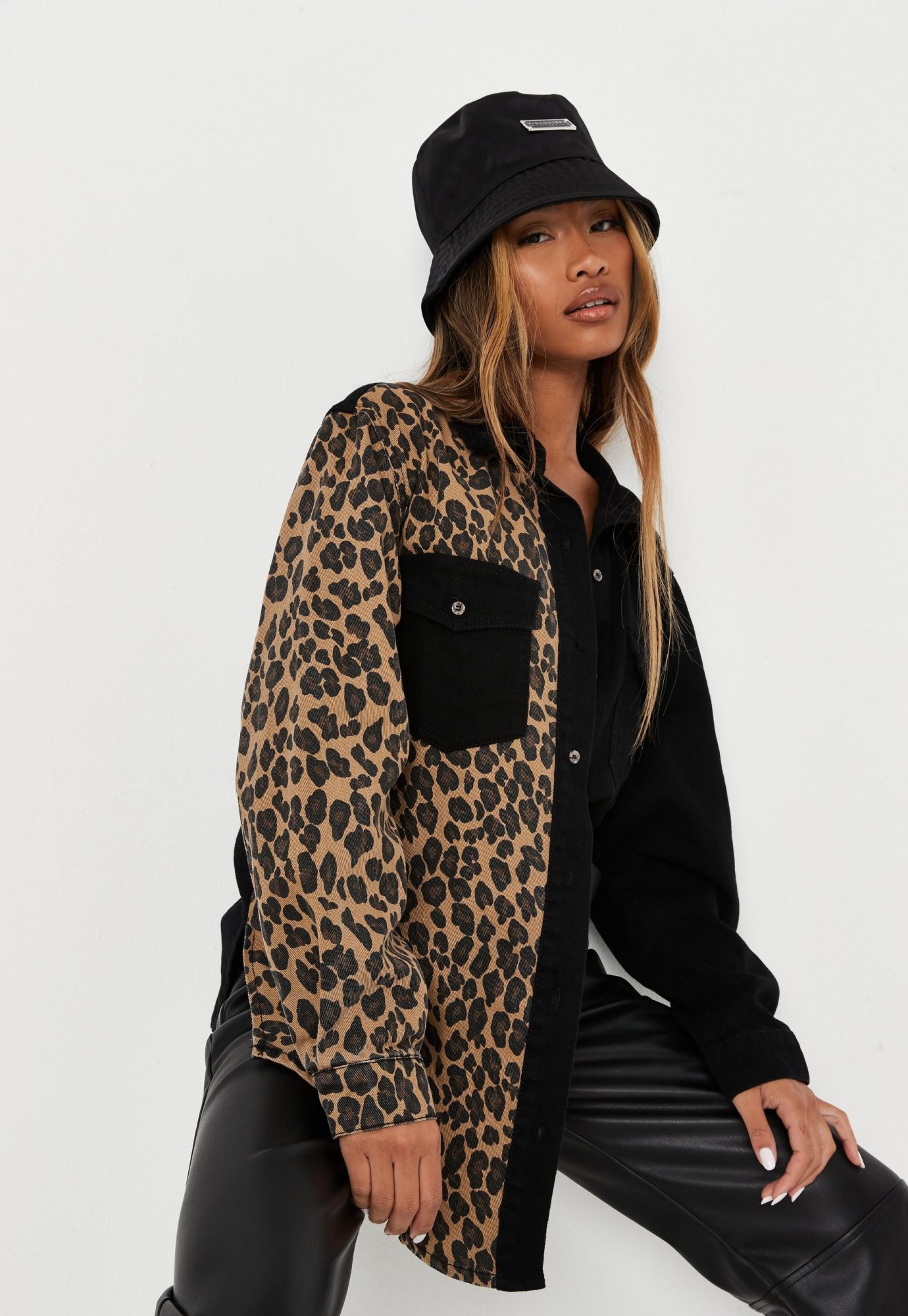 

Рубашка Missguided 44 черный 5059184695328