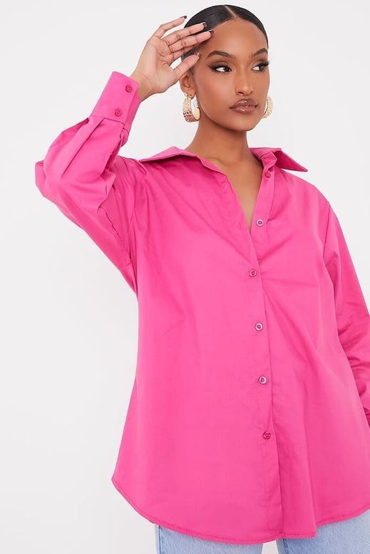 

Рубашка Missguided 46 малиновый 5059383539936