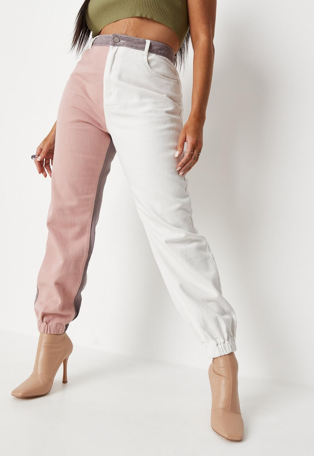 

Джинсы Missguided 46 пудровый 5059184695312