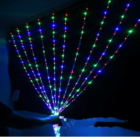 

Гирлянда Штора Alphatrade 1,8 *1,4 м, 320LED, + статика, прозрачный провод, разноцветный