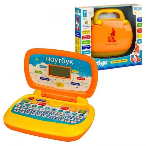 

Интерактивная игрушка "Детский ноутбук", укр
