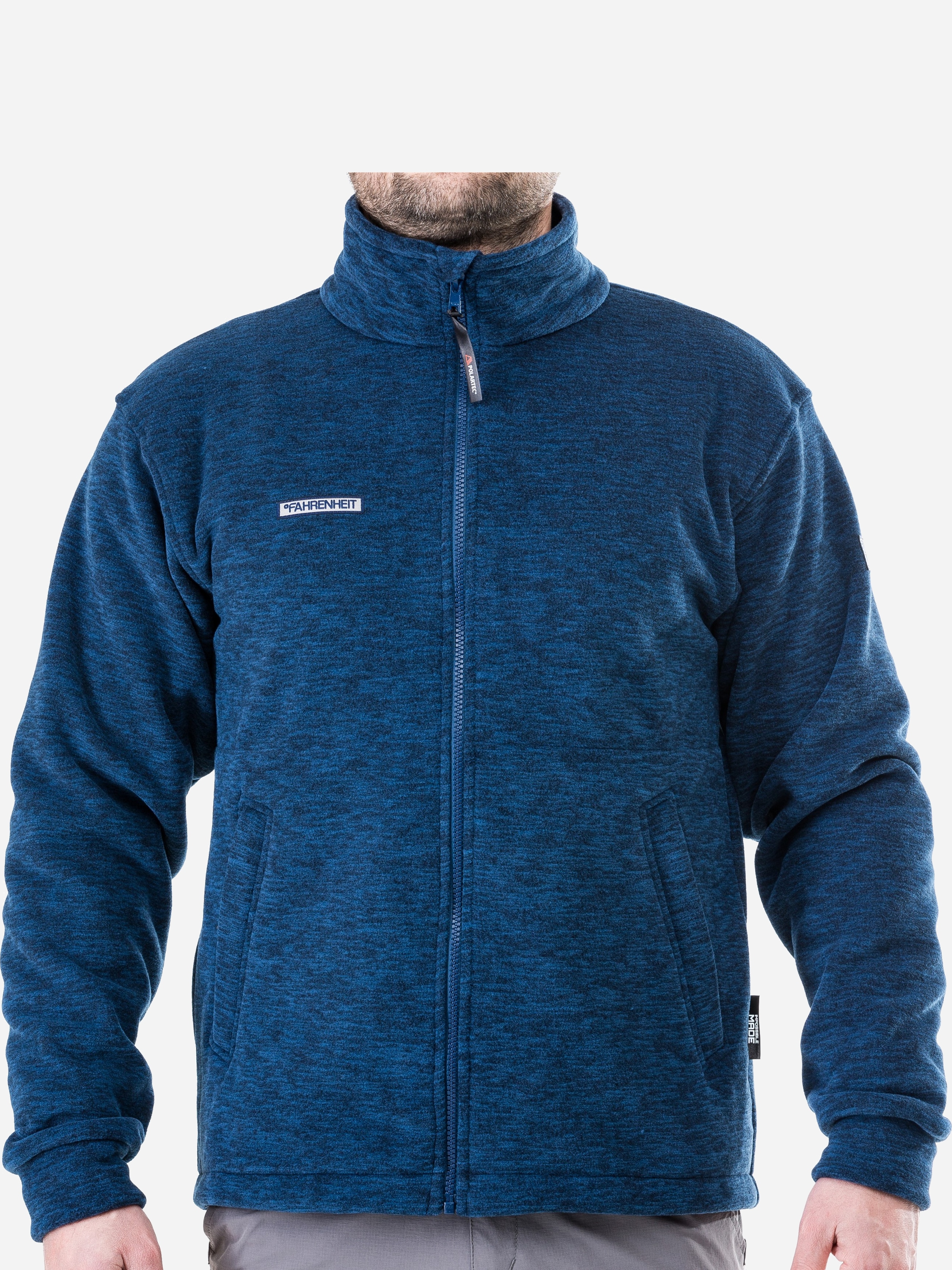 

Куртка Fahrenheit Polartec Thermal Pro FATP10031 XXXL Синяя меланж