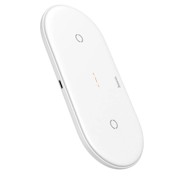 

Беспроводная Зарядка Hoco CW23 Dual Power White