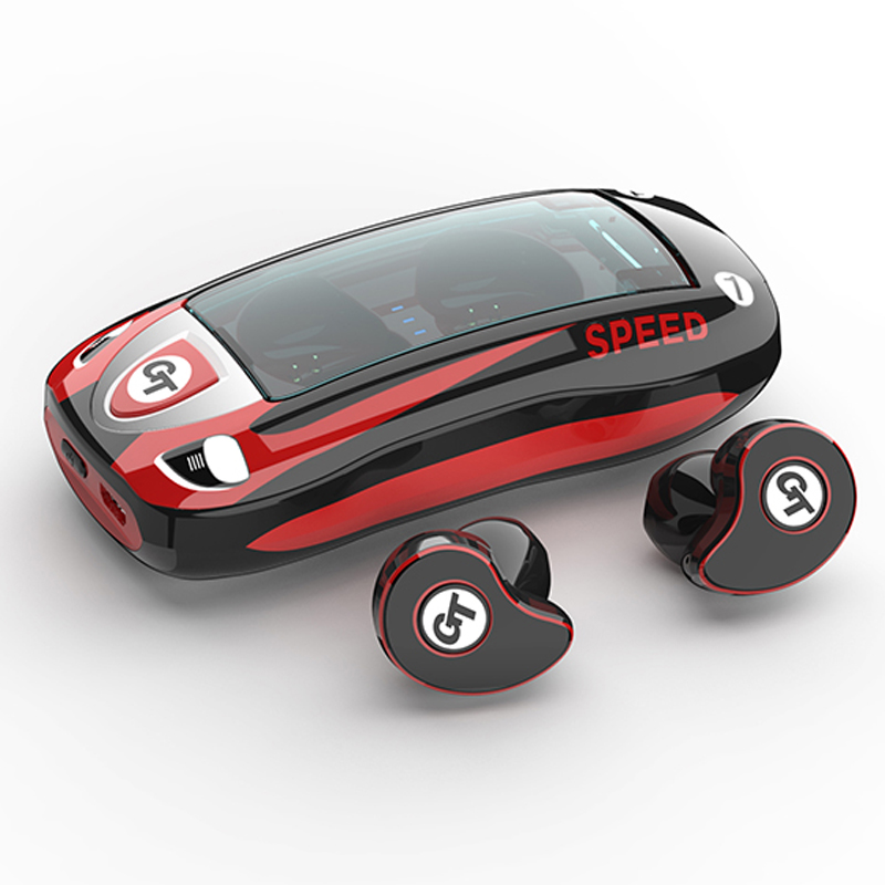 

Беспроводные Bluetooth наушники OZY T911 Hi-Fi Stereo bluetooth V 5.0 Защита IPX7 Кейс Спорткар Red New Model