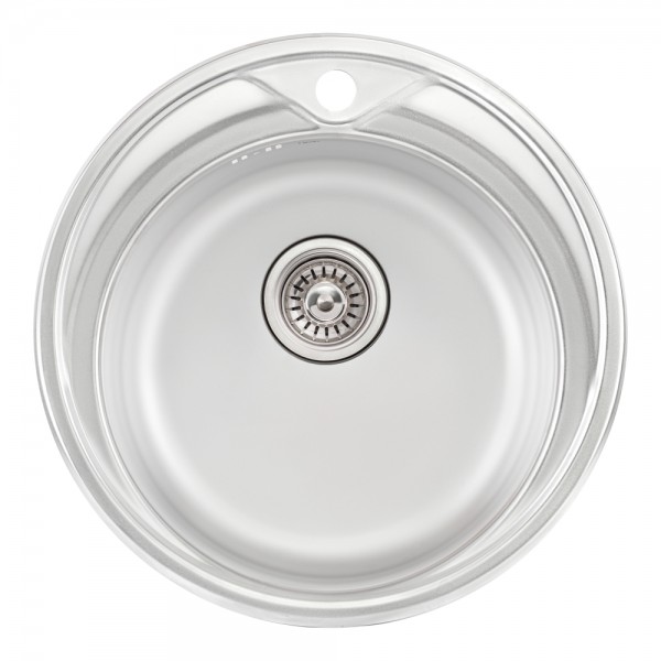

Кухонная мойка Qtap D510 0,8 мм Satin (QTD510SAT08)