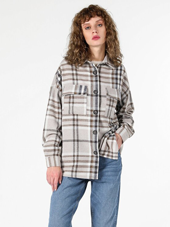 

Рубашка Colin's CL1055829  Beige, Рубашка Colin's CL1055829 XS Beige