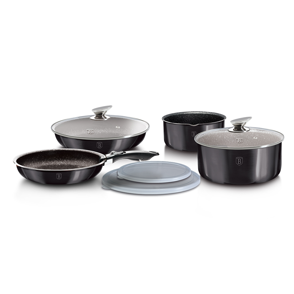 

Набор посуды 9 пр. Berlinger Haus Metallic Line Carbon Pro Edition BH-6910