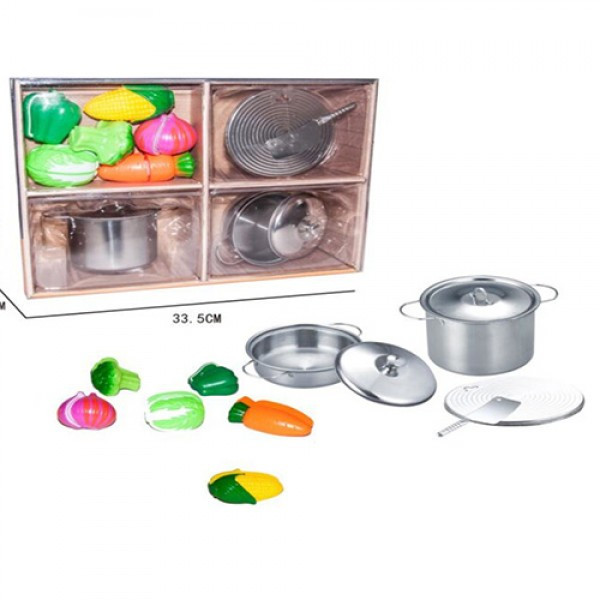

Детский кухонный набор посуды ББ YH-2018-3D