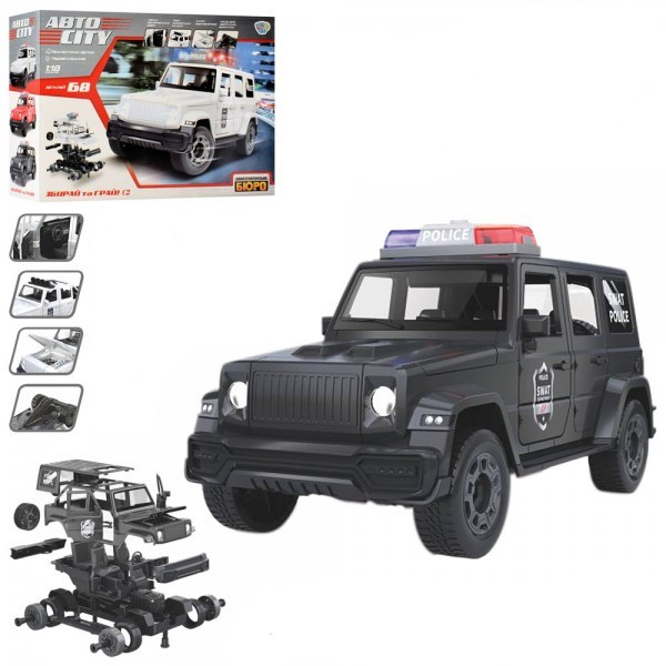 

Конструктор Limo Toy Полиция KB-056 68 деталей черный