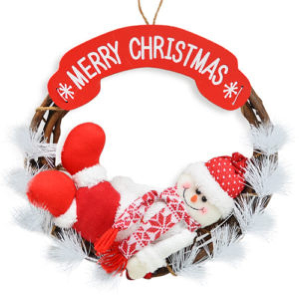 

Декор рождественский венок Wreath Snowman sleen TL00265 33 см