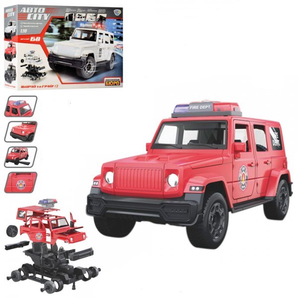

Конструктор Limo Toy Полиция KB-055 68 деталей красный