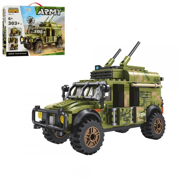 

Конструктор Limo Toy Военный KB-177 303 детали