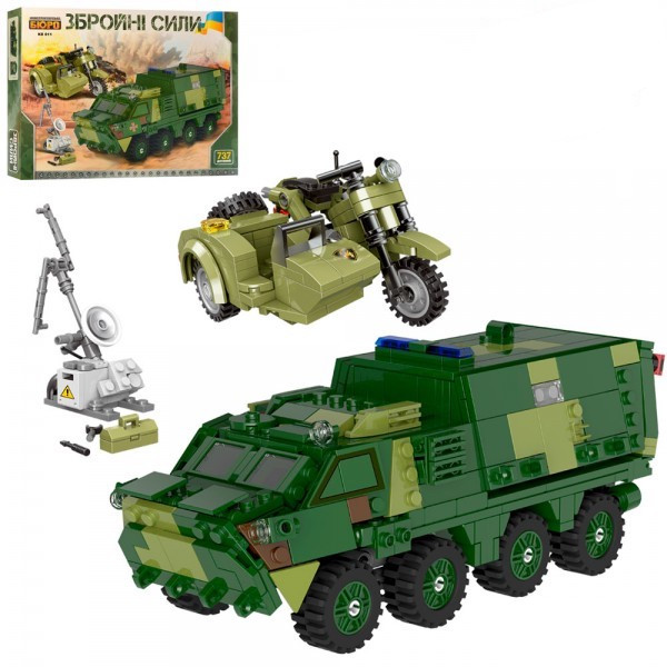 

Конструктор Limo Toy Военная техника KB-011 737 деталей