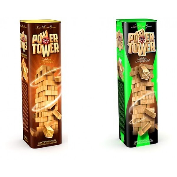 

Настольная игра Danko Toys Power Tower ДТ-ЛА-06-34 56 деталей