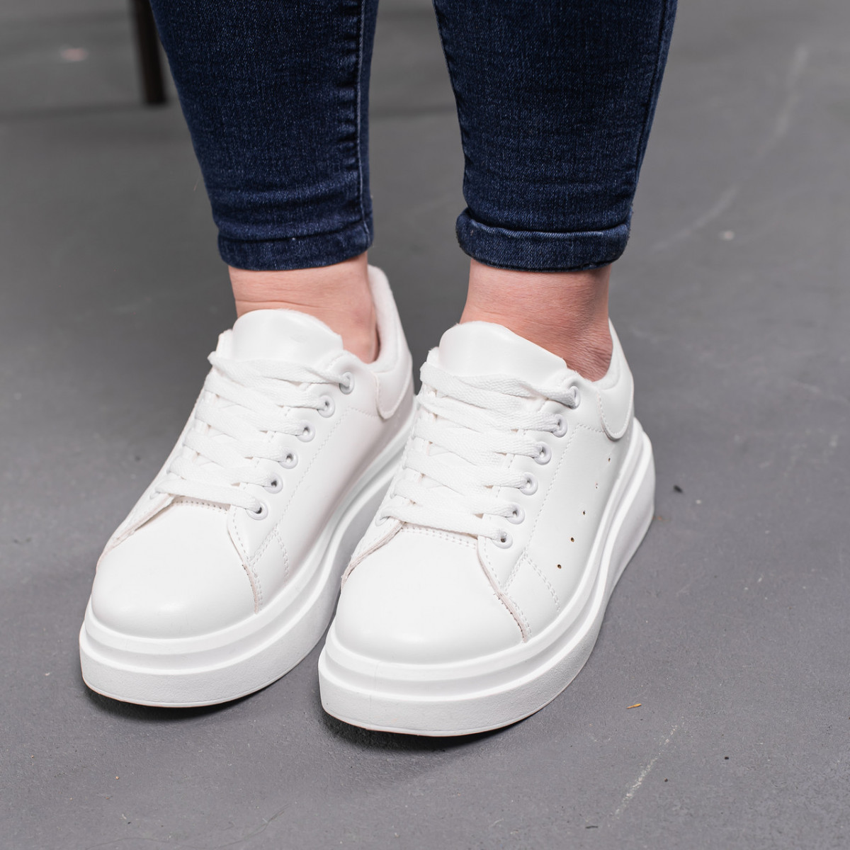 

Кроссовки женские зимние Fashion Pecos 3378 38 размер 24 см Белый