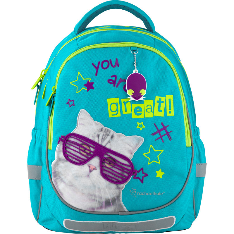 

Рюкзак школьный Kite Education Rachael Hale 800 г 38x28x16 см 18 л Бирюзовый (R20-700M)