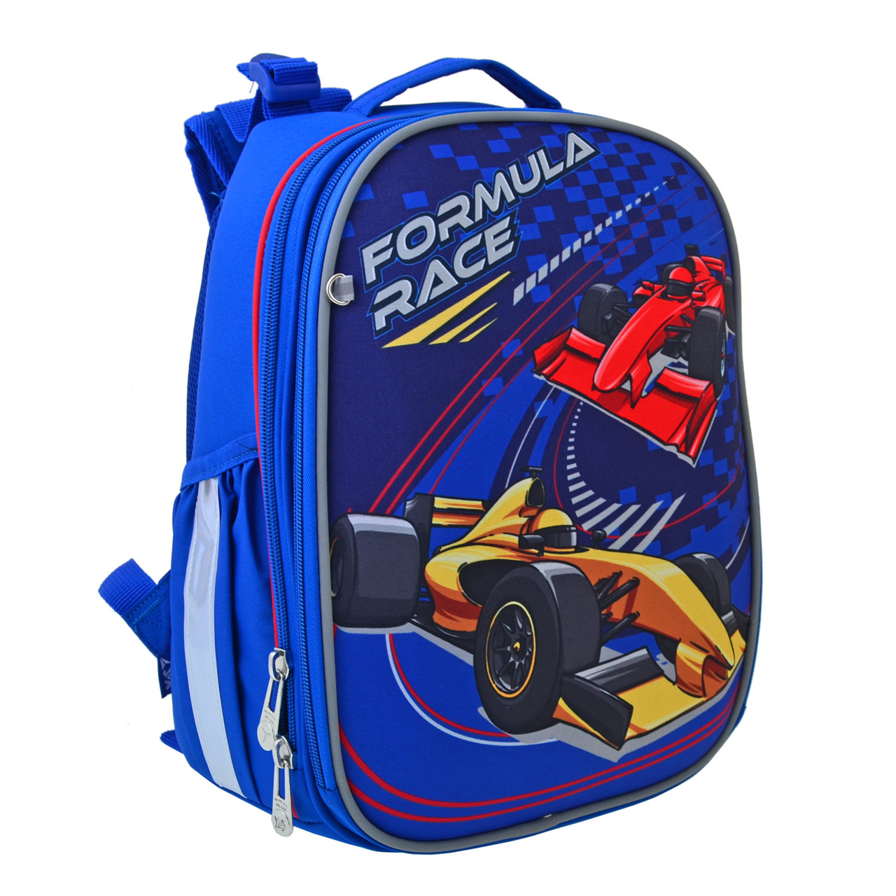 

Рюкзак школьный YES H-25 Formula Race 28x37x16 см 15 л синий (556185)