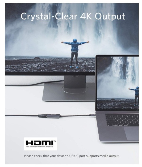 

Адаптер Anker Premium PowerExpand+ USB C to HDMI Adapter