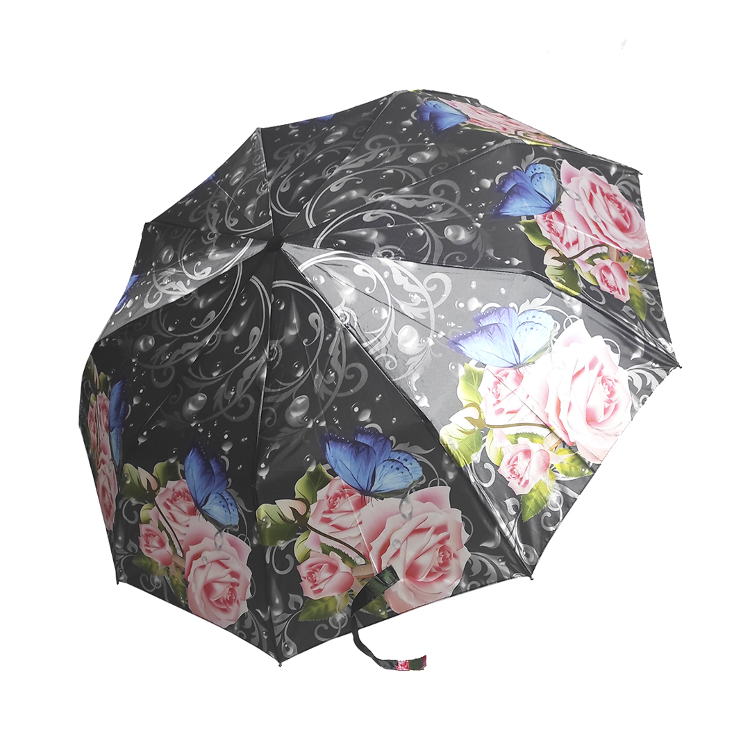 

Зонт женский полуавтомат Zita Butterflies in roses art 519 (4785)