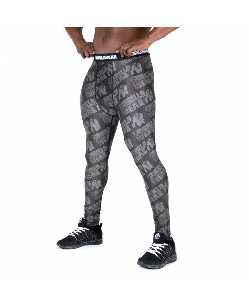 

Тайтсы Gorilla Wear San Jose Men's Tights  Черно-серые, Тайтсы Gorilla Wear San Jose Men's Tights XL Черно-серые