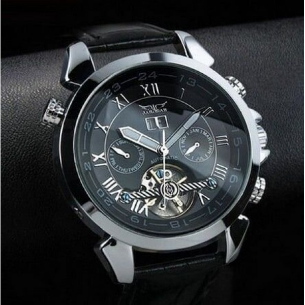 

Мужские Часы Jaragar Turboulion Silver N