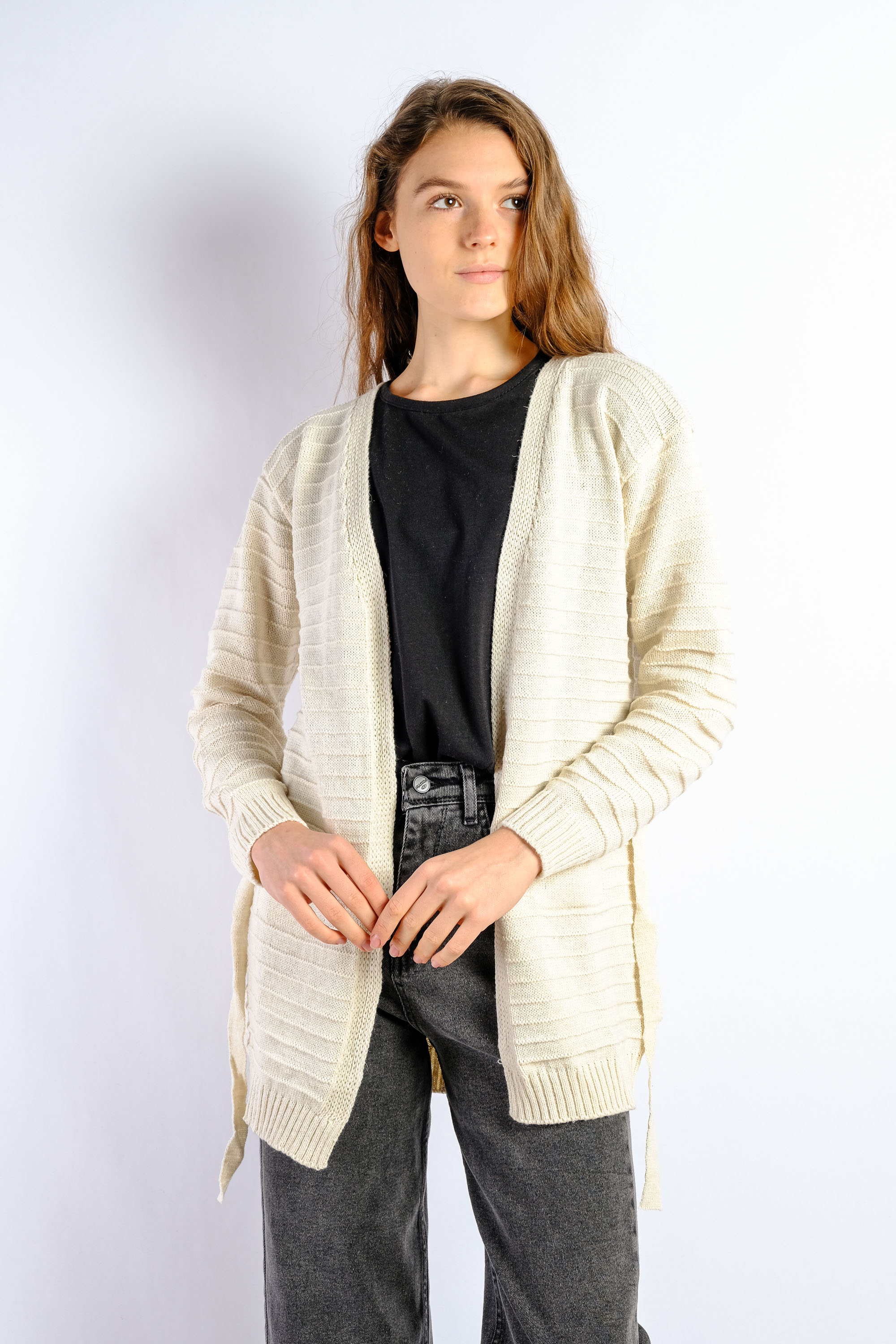 

Кардиган женский Time of Style 85F520-2  Молочный, Кардиган женский Time of Style 85F520-2 One size Молочный