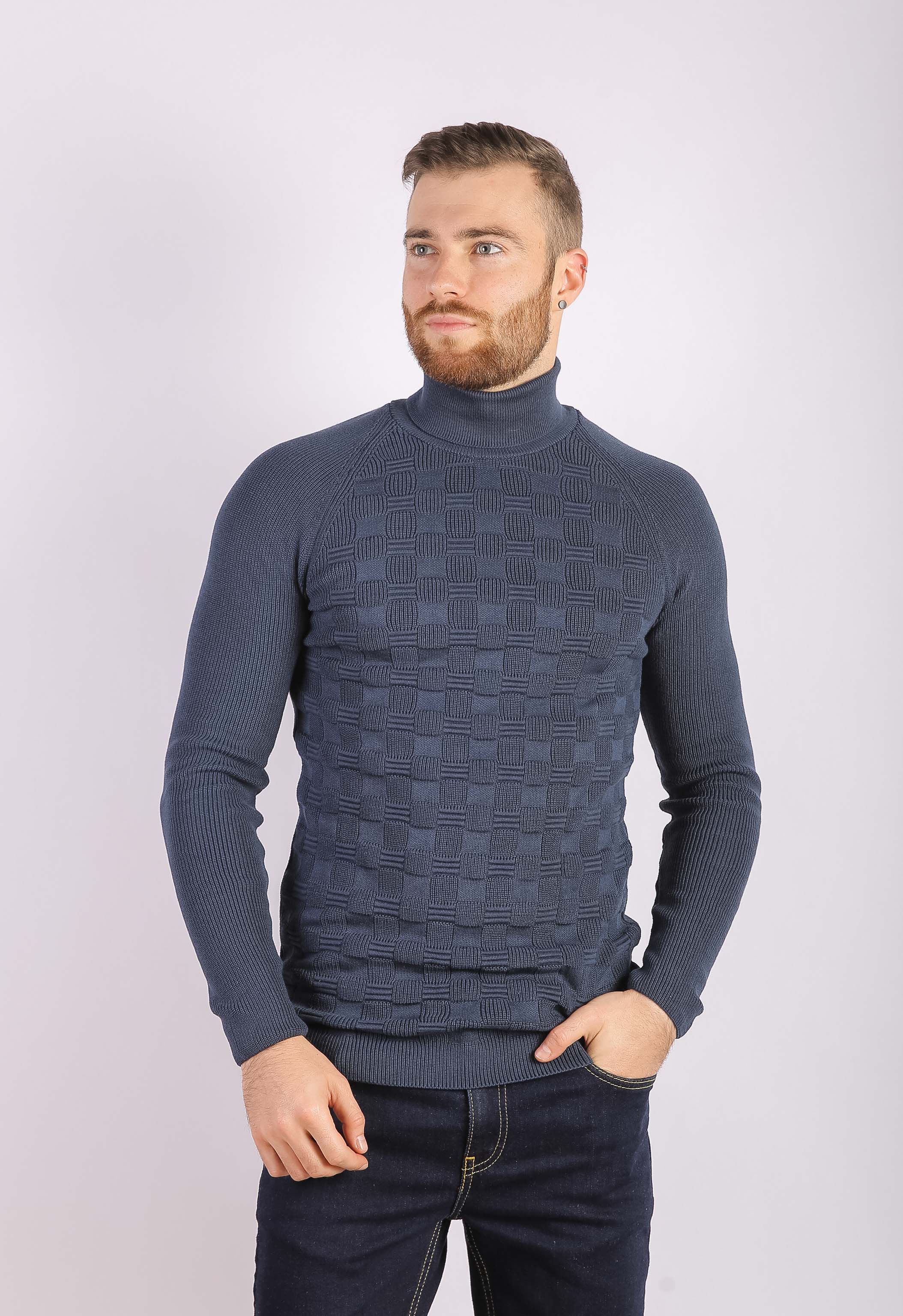 

Гольф мужской цвет джинс Time of Style 607F1413-1 XXL Джинс