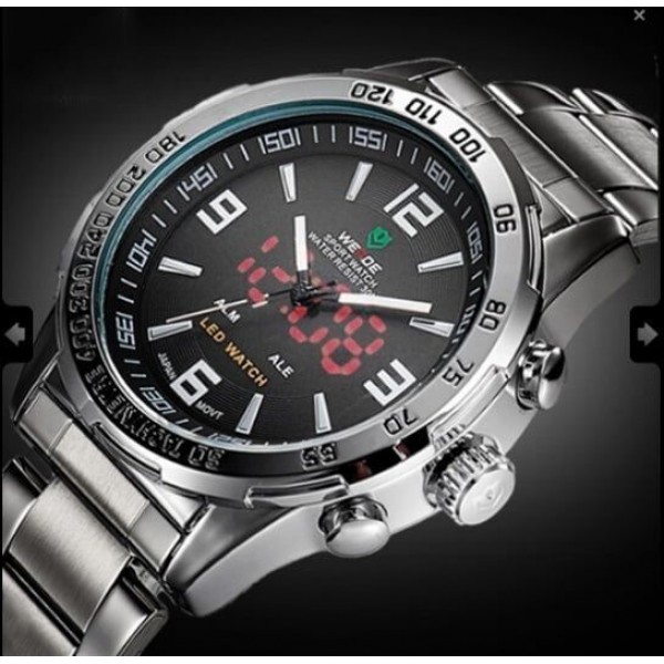 

Мужские Часы Weide Led Steel N