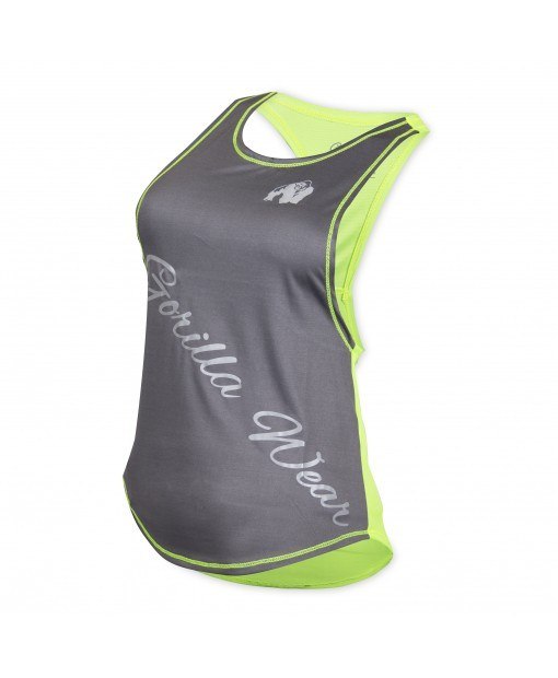 

Майка Gorilla Wear Florida Stringer Tank Top  Серая/Неоново-салатовая, Майка Gorilla Wear Florida Stringer Tank Top M Серая/Неоново-салатовая