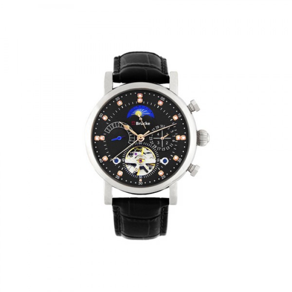 

Чоловічі годинники Brücke J025 N Black-Silver