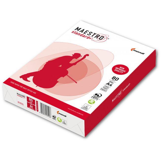 

Бумага А4 Maestro Standard 80 г/м2, 500 л.п.