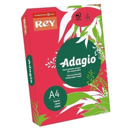 

Бумага цветная Rey Adagio A4 картон 160 г/м2 250 л красная интенсив 22 16.7417