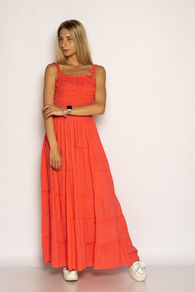 

Сарафан Time of Style 215P2075  Коралловый, Сарафан Time of Style 215P2075 XL Коралловый