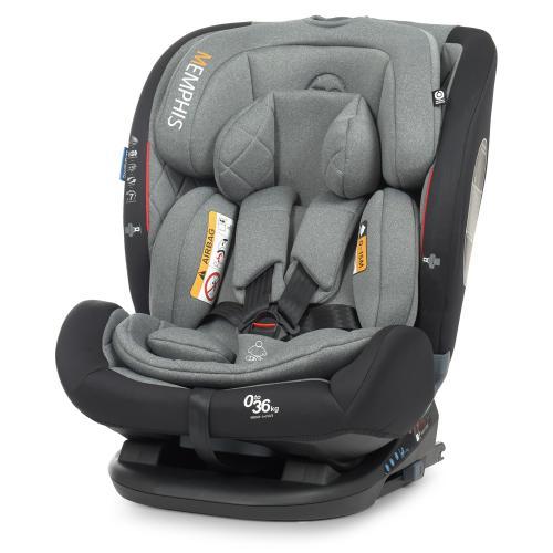 

Автокресло El Camino ME 1093 MEMPHIS Gray Black