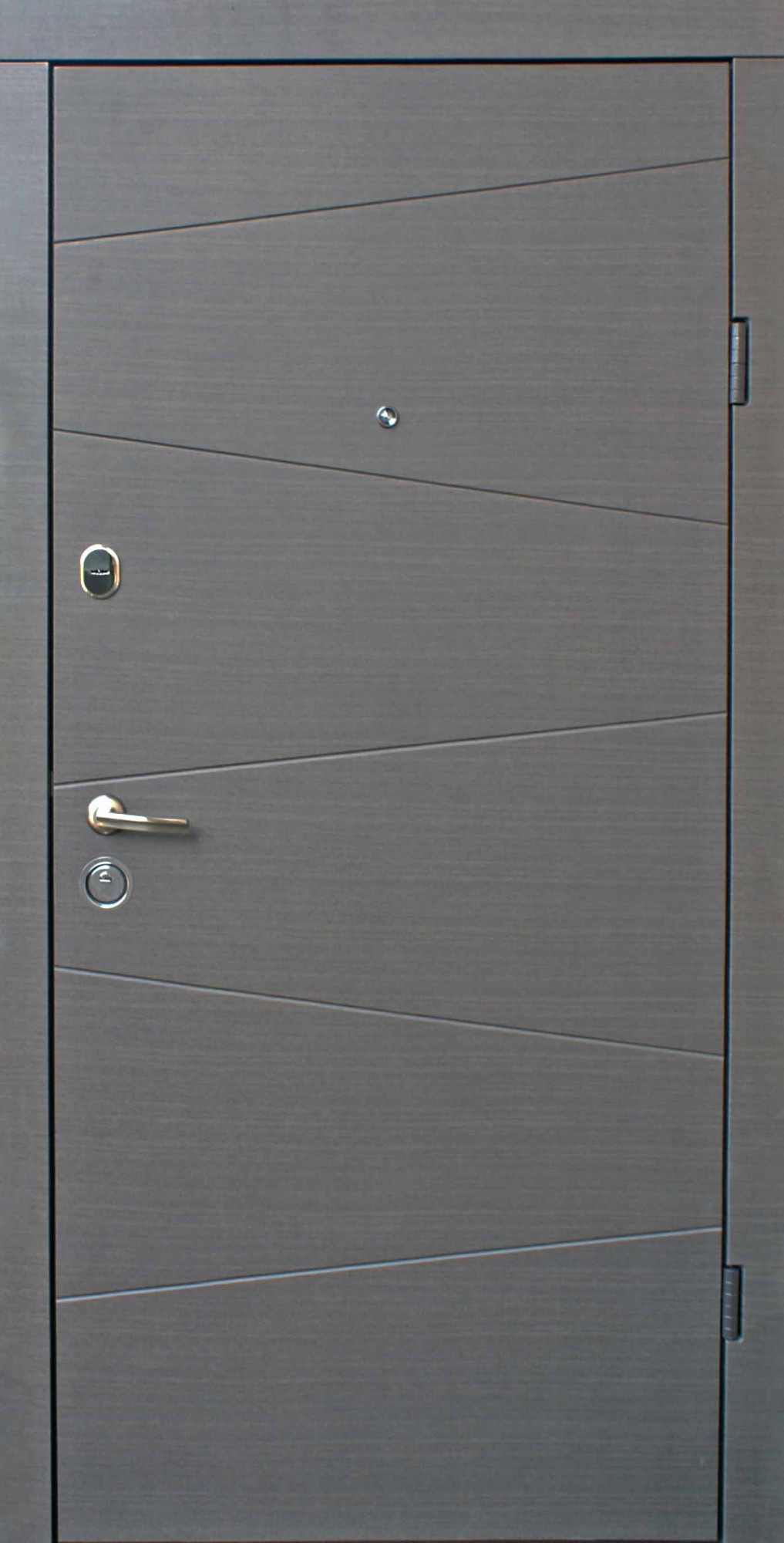 

Двери входные Qdoors Эталон Нео 850*2050 квартира венге серый горизонт левая