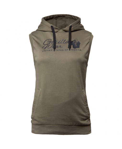

Майка Gorilla Wear Selma Sleeveless Hoodie  Хакки/Зеленая, Майка Gorilla Wear Selma Sleeveless Hoodie M Хакки/Зеленая